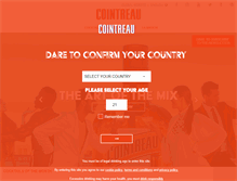 Tablet Screenshot of cointreau.com